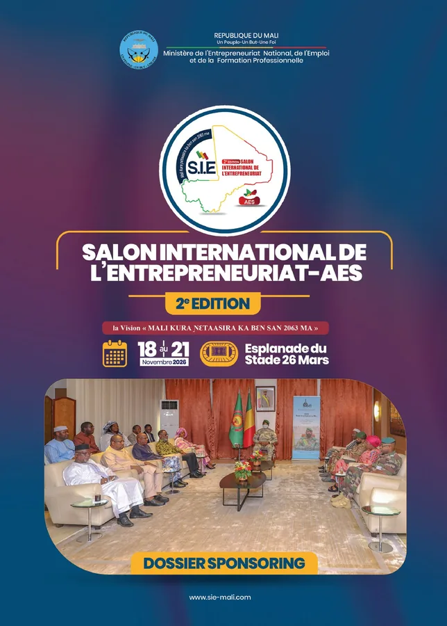Couverture du dossier de sponsoring de la 2ᵉ édition